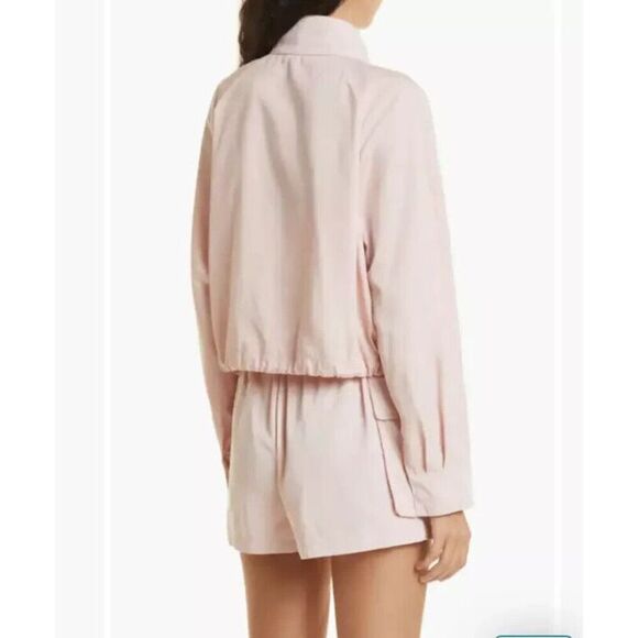 ATM AW5961-MB Women's Sz XS Oyster Pink Patch Pocket Cargo Jacket - Picture 13 of 14